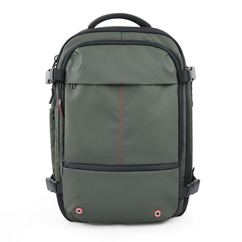 Travel Inspira, Carry-On Travel Backpack, 55L Expandable Vackpack with Vacuum Compression, Anti-Theft Travel Bags with Electric Pump,Travel Essentials