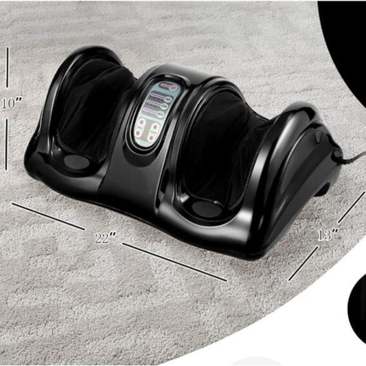 Costway Shiatsu Foot Massager Machine, COSTWAY Deep Kneading Rolling Massage for Feet, Leg Calf Ankle, Electric Massager W/Remote, 4 Massage Modes, Burgundy-Deals for You Days