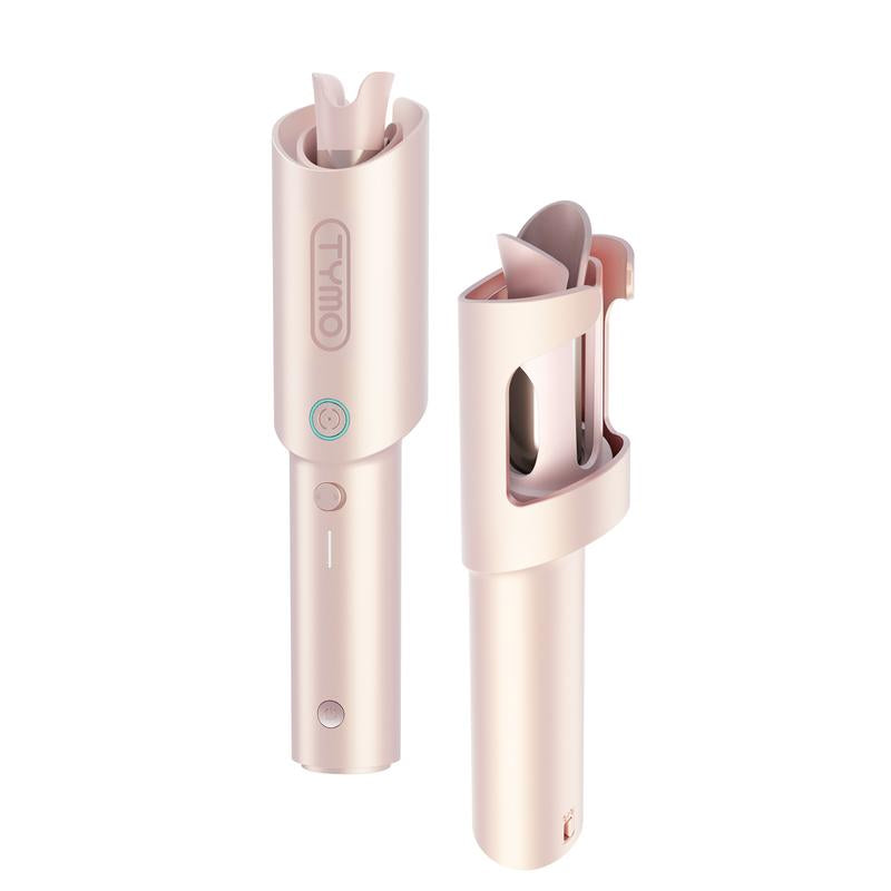 TYMO CURLGO - Cordless Automatic Curling Iron Negative Ionic with Comfort Handles Comfortable Handle Heated Curler Hair Curler Waver