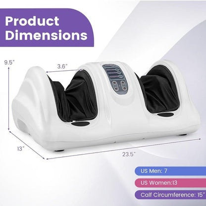 Costway Shiatsu Foot Massager Machine, COSTWAY Deep Kneading Rolling Massage for Feet, Leg Calf Ankle, Electric Massager W/Remote, 4 Massage Modes, Burgundy-Deals for You Days